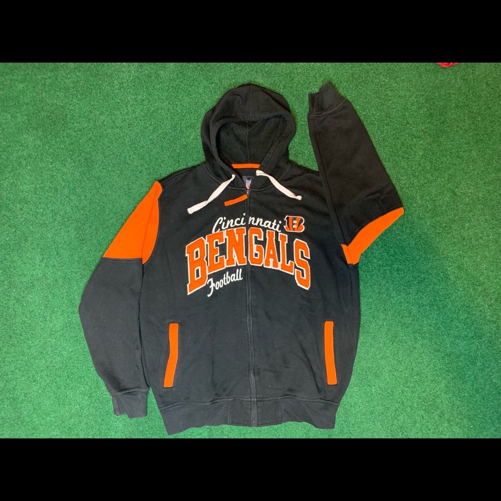 NFL Official Cincinnati Bengals Zip Up Hoodie